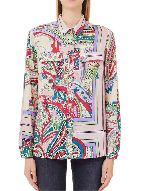 Printed satin shirt Liu Jo | WA5461T5973.M9547